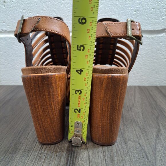 White Mountain Platform Clog Sandals. Brown Casual Comfort Sandal Womens Size 5M - Picture 5 of 8